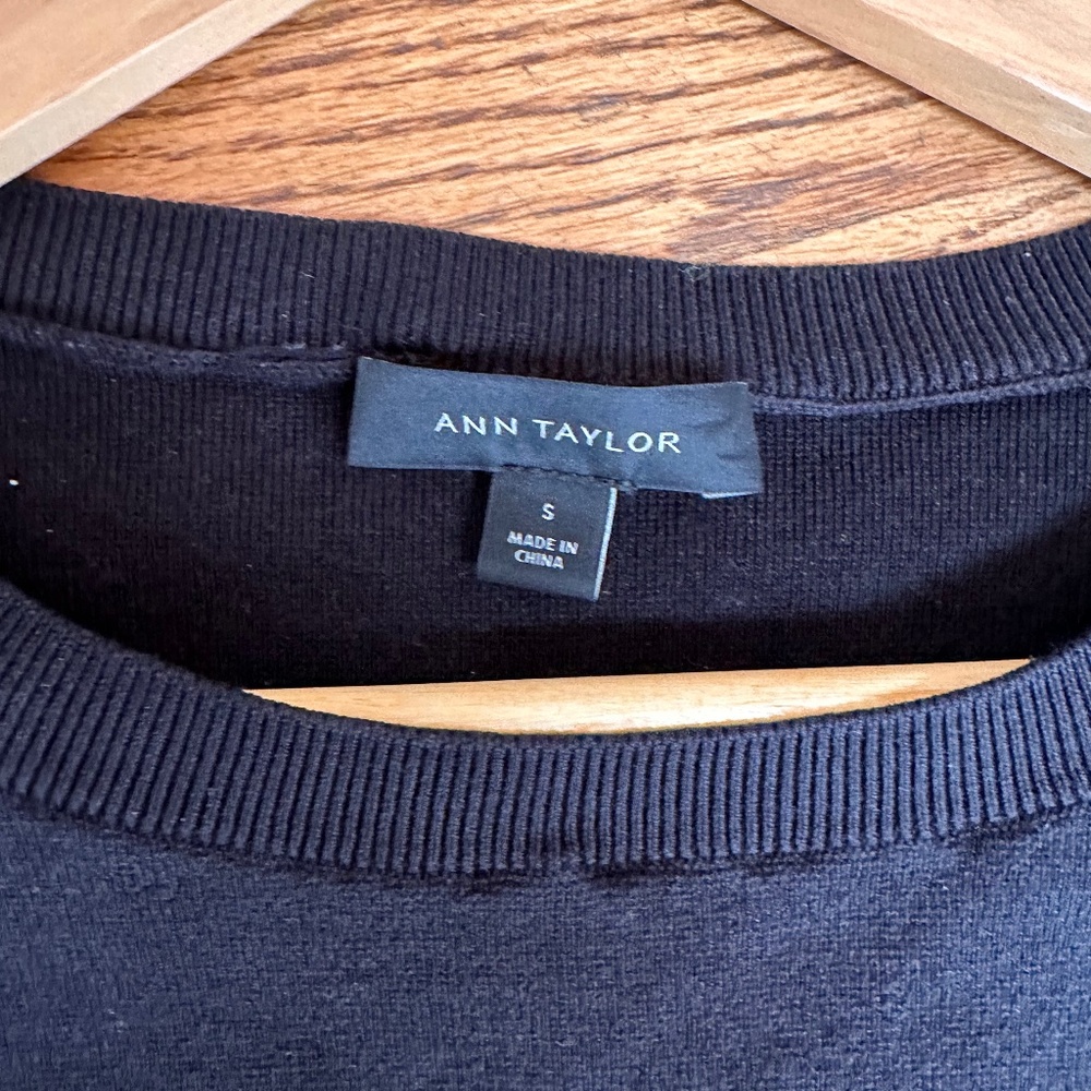 Black Peplum Sweater